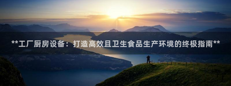 尊龙凯时国际：**工厂厨房设备：打造高效且卫生食品生产环境的