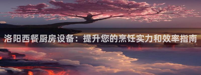 凯时k66官网登录：洛阳西餐厨房设备：提升您的烹饪实力和效率