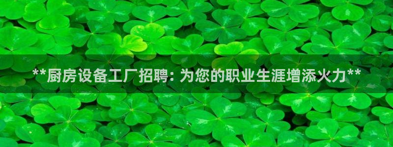 尊龙旗舰厅app：**厨房设备工厂招聘: 为您的职业生涯增添