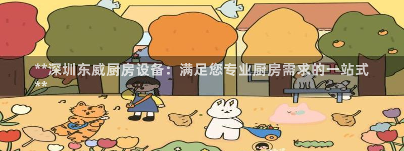 尊龙一人生就是博尊：**深圳东威厨房设备：满足您专业厨房需求