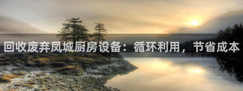 尊龙z6官网：回收废弃凤城厨房设备：循环