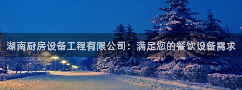 z6com尊龙：湖南厨房设备工程有限公司：满足您的餐饮设备需
