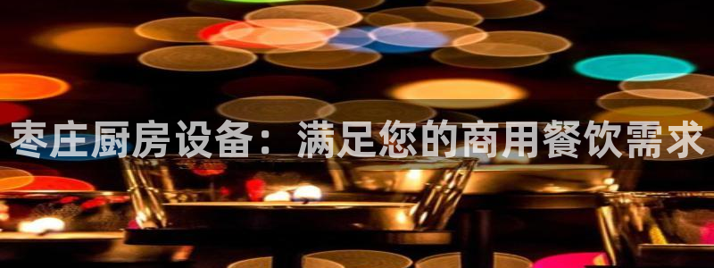 尊龙官方平台是正品吗：枣庄厨房设备：满足您的商用餐饮需求