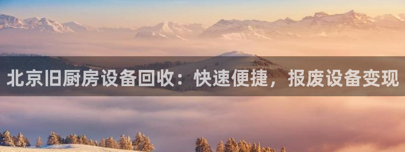 Z6尊龙凯时官方：北京旧厨房设备回收：快速便捷，报废设备变现