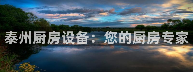 尊龙凯时是大平台吗：泰州厨房设备：您的厨房专家