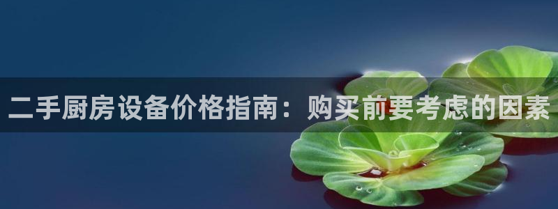 凯时国际app首页下载：二手厨房设备价格指南：购买前要考虑的