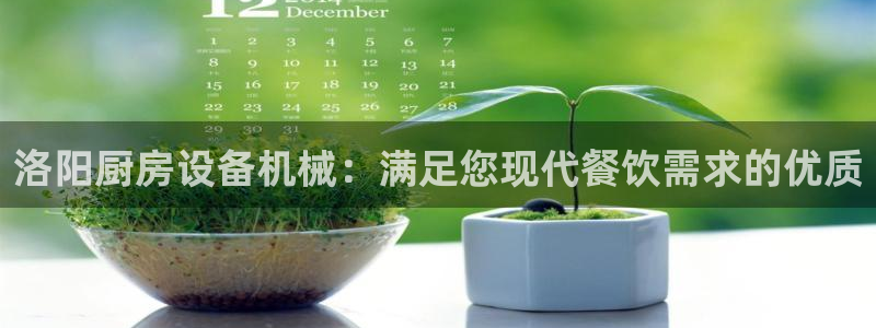 尊龙凯时俱乐部：洛阳厨房设备机械：满足您现代餐饮需求的优质